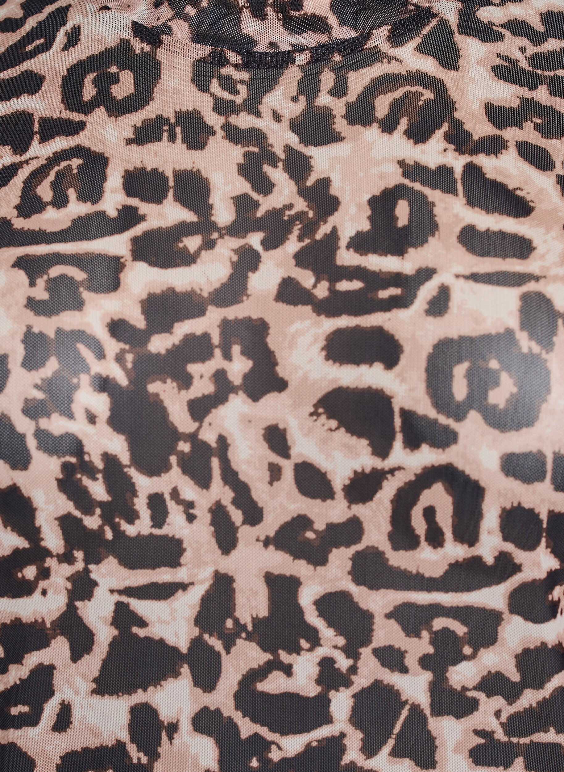 Zizzi Chemisier en maille &agrave; manches courtes, Marron, Packshot image number 2