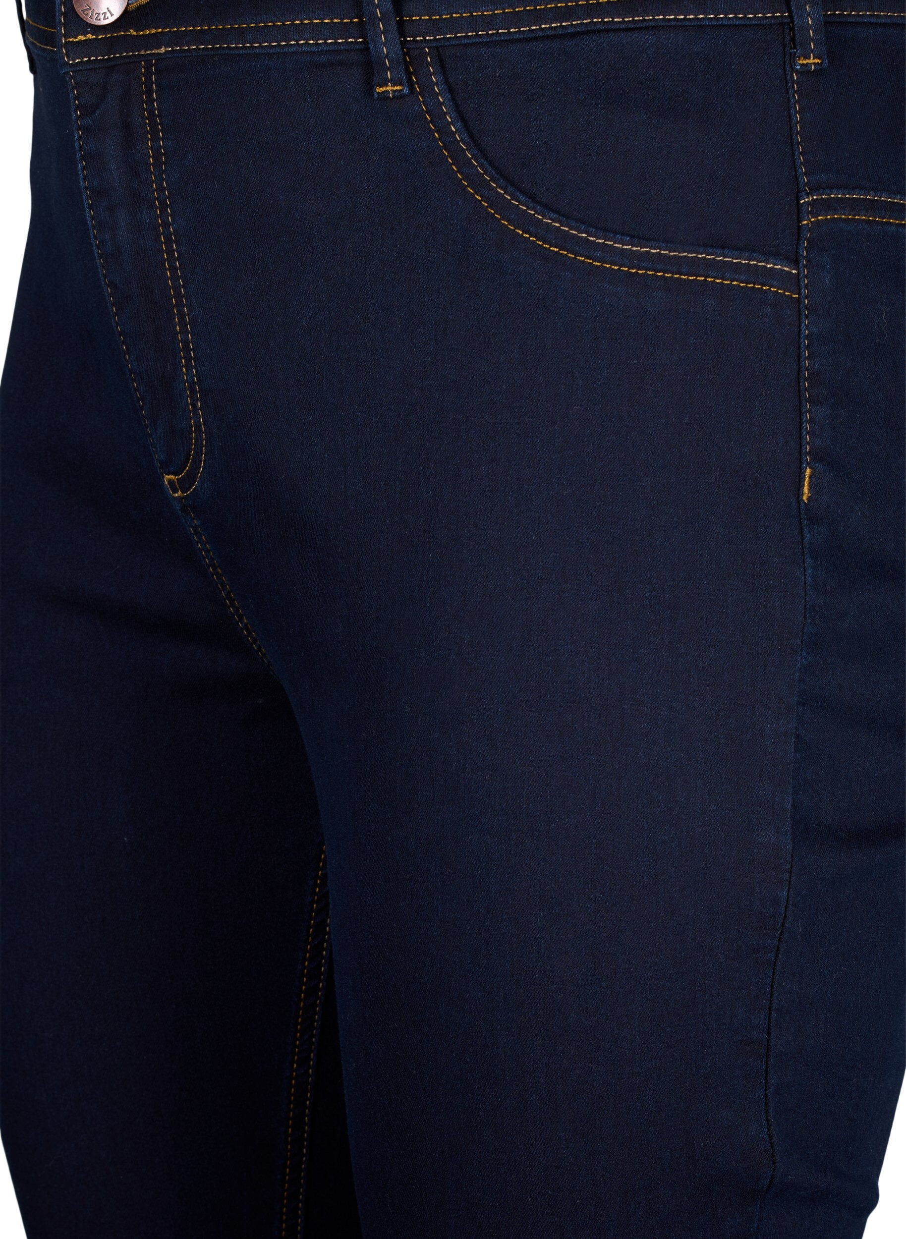 Zizzi Jean super slim Amy &agrave; taille haute, Bleu, Packshot image number 2