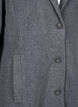 Manteau long en laine avec des poches, Dark Grey Melange, Packshot image number 3