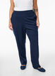 Pantalon ample à taille haute, Bleu, Model image number 2