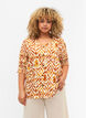 Blouse en viscose avec boutons, Amber Green Tribe, Model image number 0