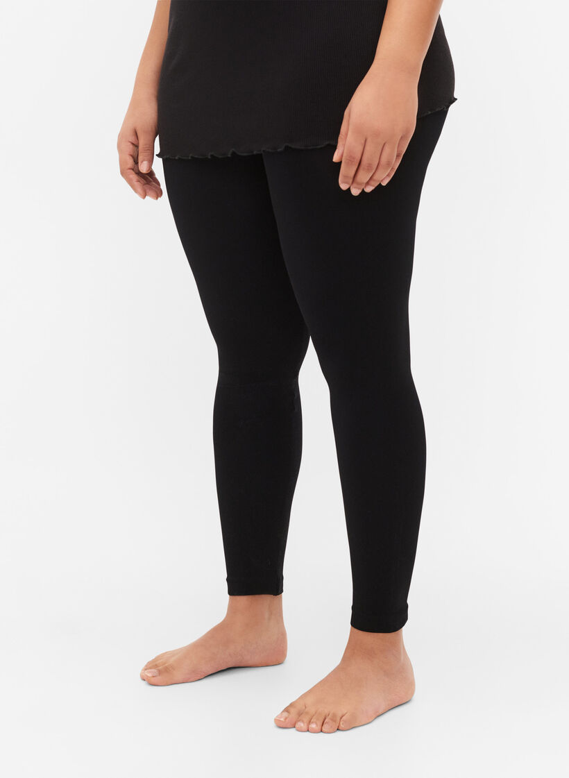 Legging basique sans coutures, Noir, Model image number 3