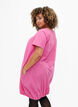Robe en coton &agrave; manches courtes, Rose, Model image number 2