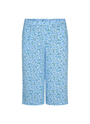 Pantalon ample avec imprimé, Blue Small Flower, Packshot image number 0