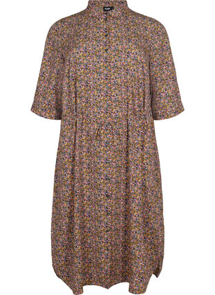 FLASH - Robe chemise à imprimé floral, Multi Ditsy, Packshot image number 0