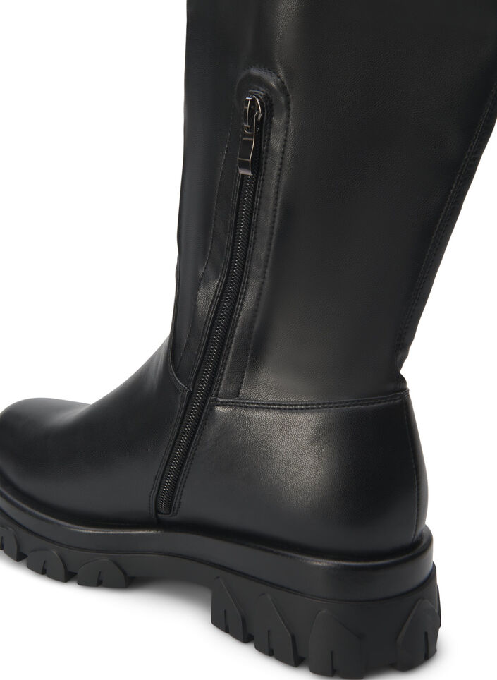 Botte &agrave; tige haute, Noir, Packshot image number 4