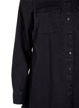 Robe en jean avec boutons, Grey Denim, Packshot image number 3