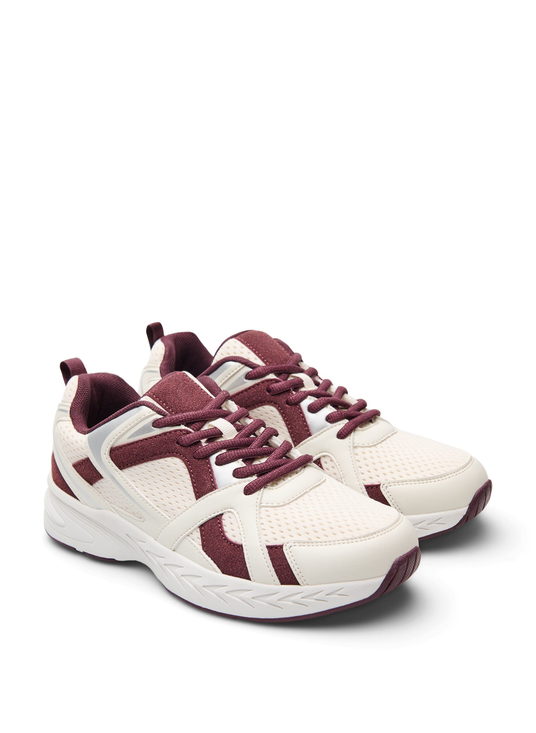Zizzi Baskets sportives en maille, Bordeaux, Packshot image number 1