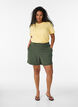 Short avec poches et coupe ample, Vert, Model image number 1