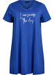Chemise de nuit en coton biologique et &agrave; col en V, , Packshot image number 0