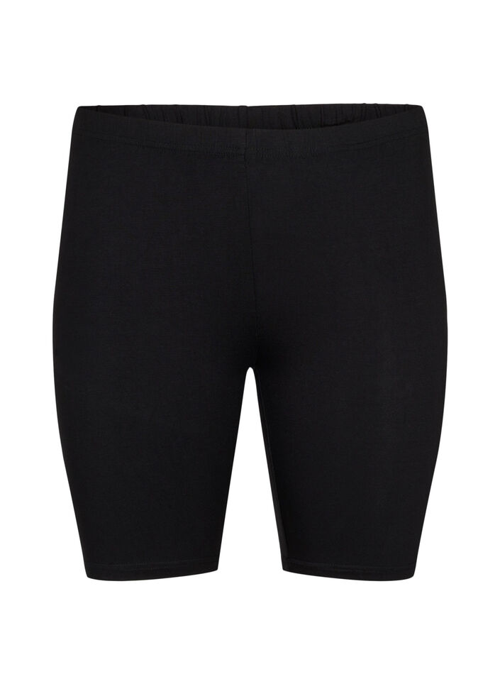 Short cycliste en viscose (lot de 2), Noir, Packshot image number 3