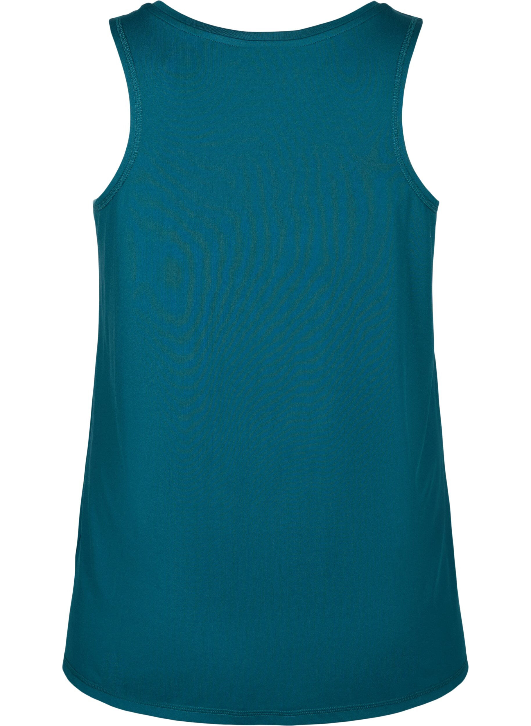 Zizzi T-shirt de sport &agrave; col rond, Deep Teal, Packshot image number 1