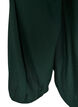 Blouse en viscose avec col en V et ourlet arrondi, Vert fonc&eacute;, Packshot image number 3
