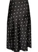 Jupe midi en satin, Noir, Packshot image number 1