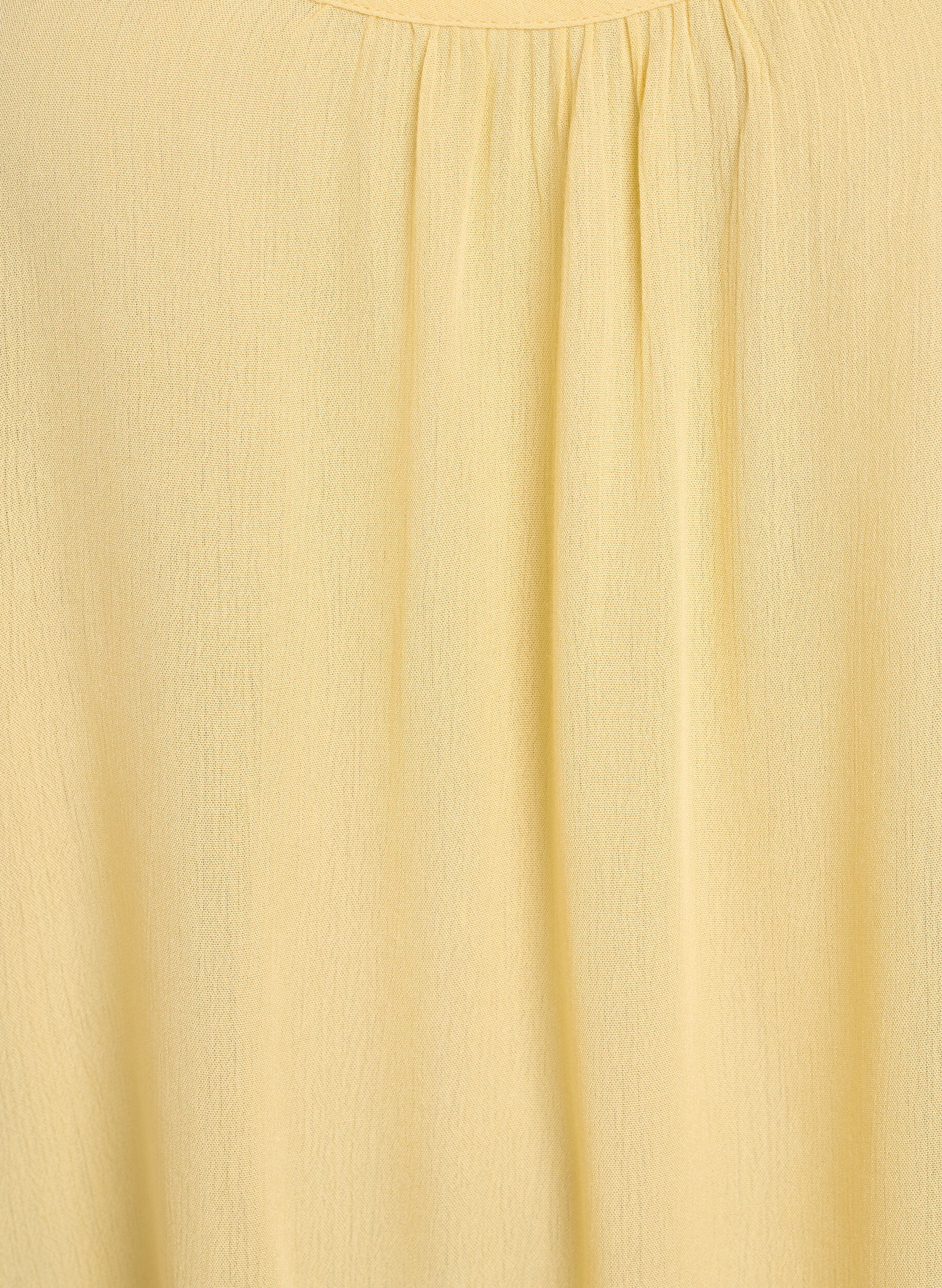 ZizziTop &agrave; bretelles en viscose, Jaune clair, Packshot image number 2