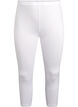 Leggings basiques longueur 3/4 en viscose, Blanc, Packshot image number 0