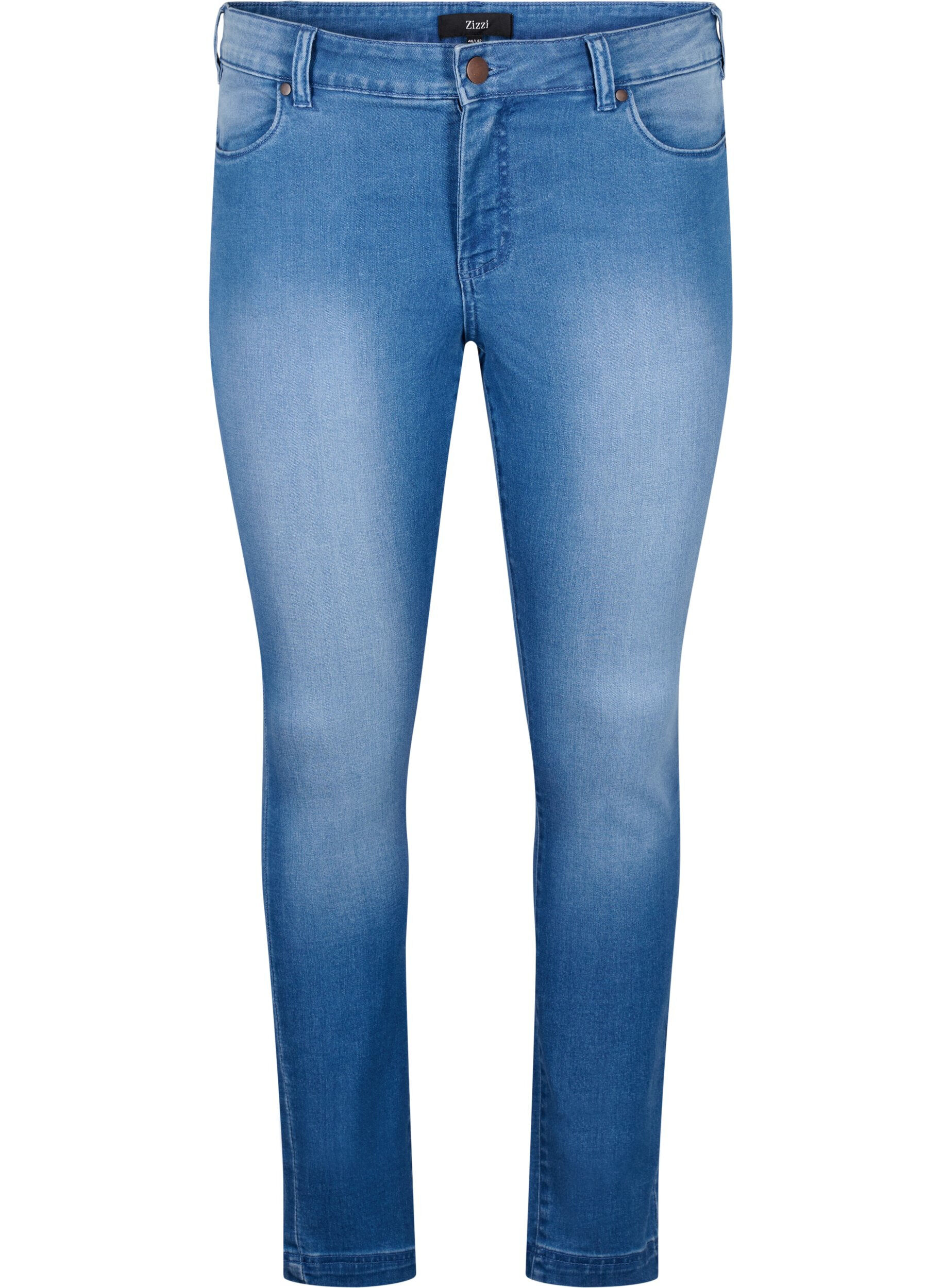 Zizzi Jean taille r&eacute;guli&egrave;re Viona, Bleu Clair, Packshot image number 0