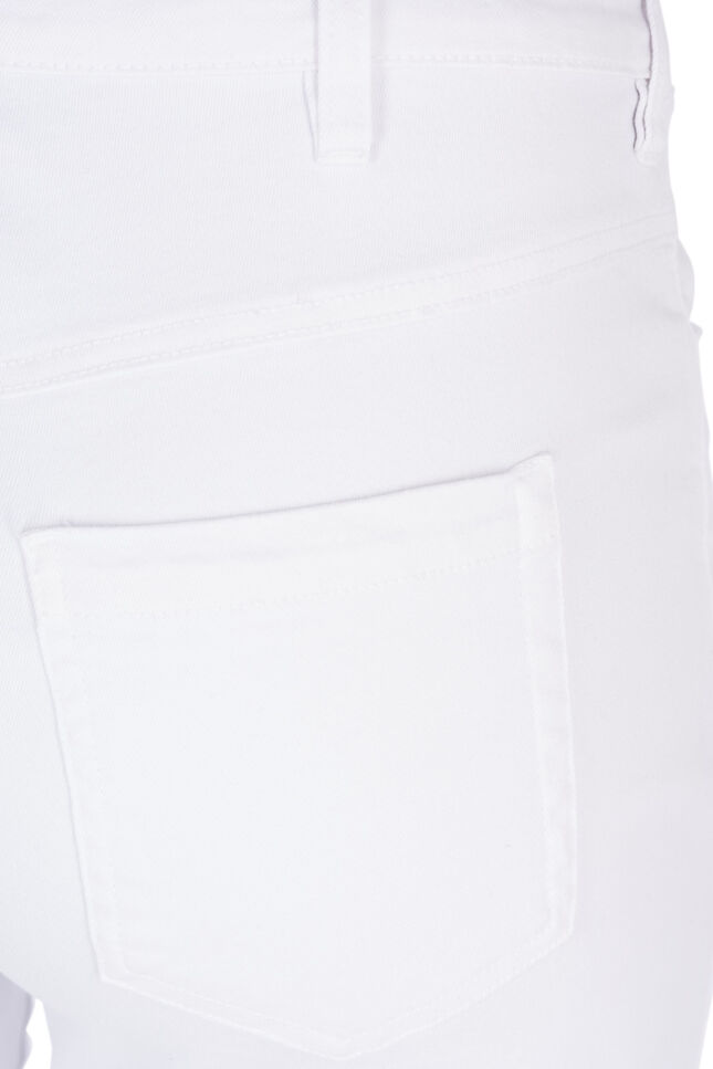 Jean coupe slim Emily capri, Blanc, Packshot image number 3