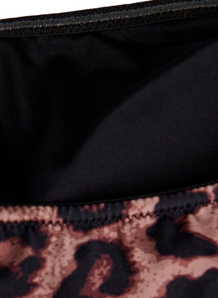 Haut de bikini bandeau &agrave; imprim&eacute; floral, Beige, Packshot image number 3