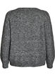 Pull avec application florale, Gris, Packshot image number 1