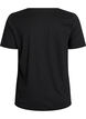 T-shirt imprim&eacute;, Noir, Packshot image number 1