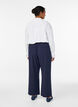 Pantalon ample avec poches, Bleu, Model image number 1