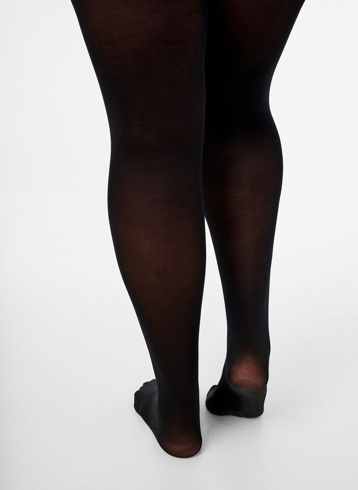 collants 40 deniers avec un gousset ouvert, Noir, Packshot image number 1
