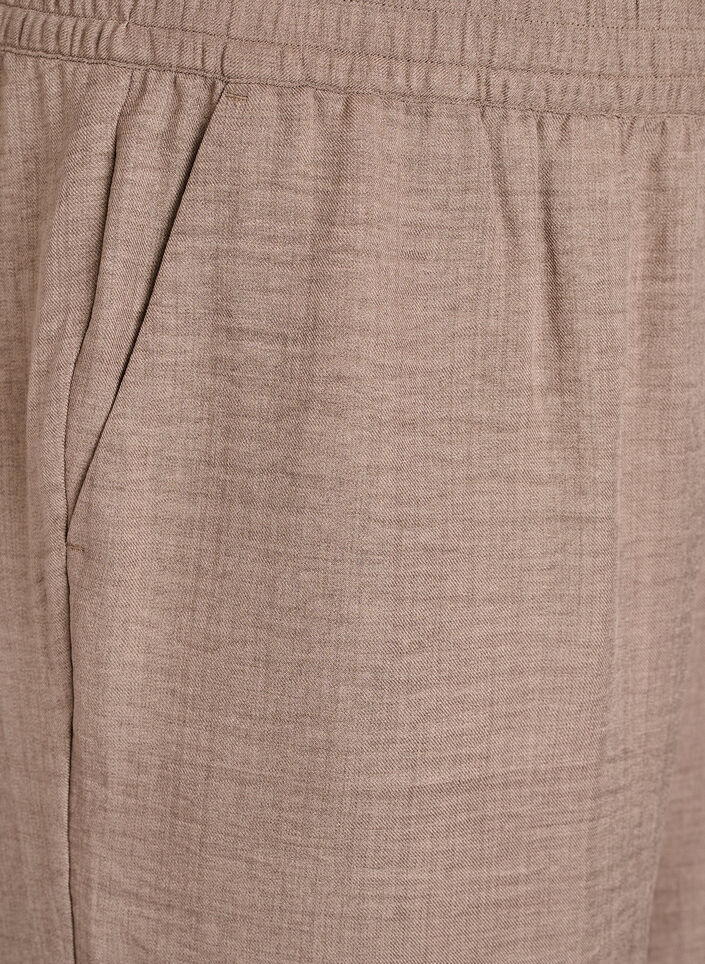 Short avec poches et taille haute, Marron, Packshot image number 2