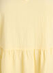 Robe courte &agrave; coupe &eacute;vas&eacute;e, Jaune clair, Packshot image number 2