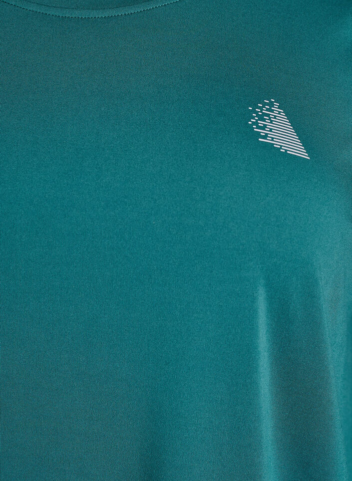 Haut de sport &agrave; manches 3/4, Vert, Packshot image number 2