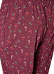 Bas de pyjama imprim&eacute;, Bordeaux fonc&eacute;, Packshot image number 3
