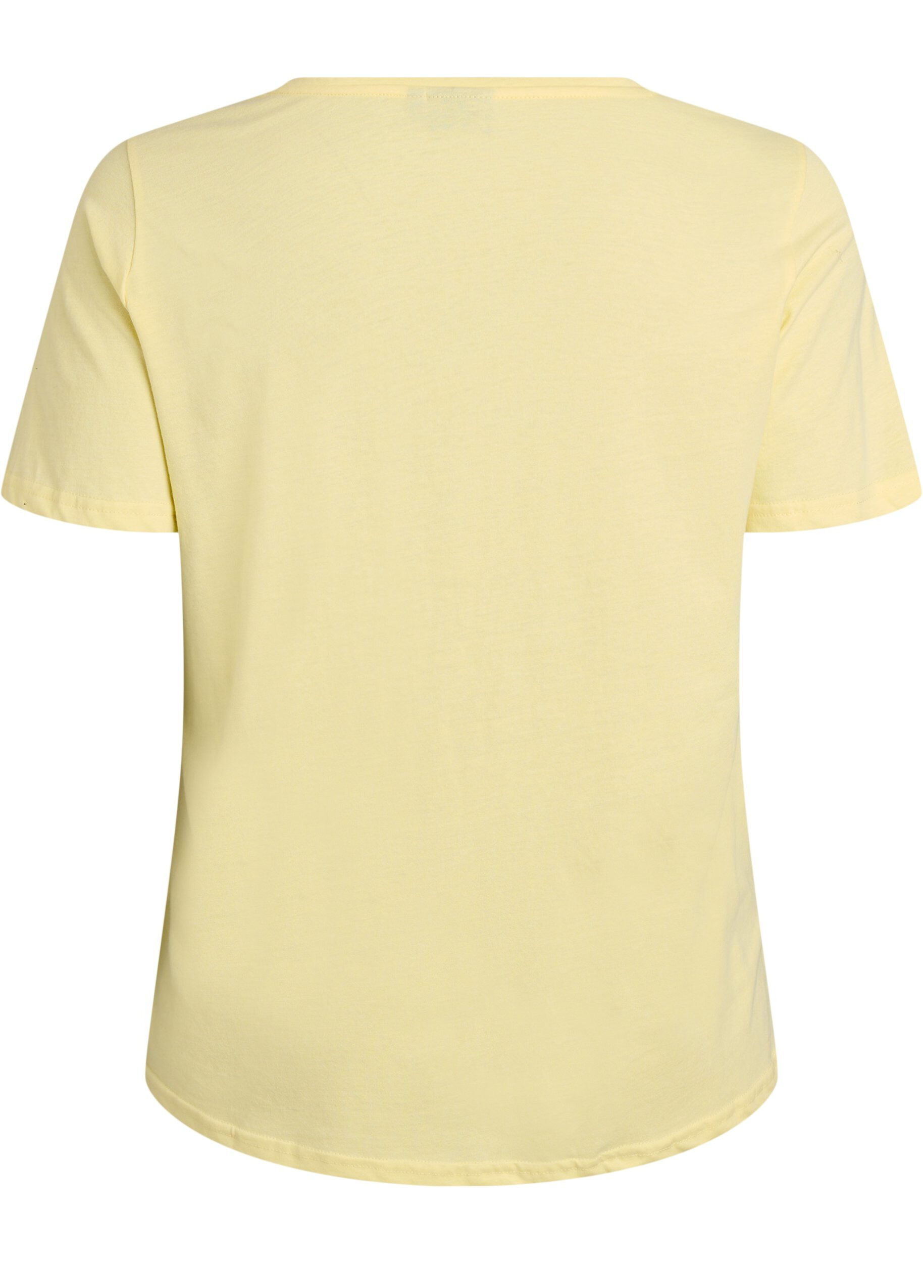 ZizziT-shirt imprim&eacute;, Jaune, Packshot image number 1
