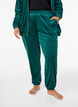 Pantalon ample en velours, Vert, Model image number 2