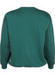 Sweat-shirt avec texte en tissu-éponge, Vert, Packshot image number 1