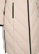 Long manteau d'hiver &agrave; fermeture &agrave; attaches et col en fausse fourrure, Beige, Packshot image number 3