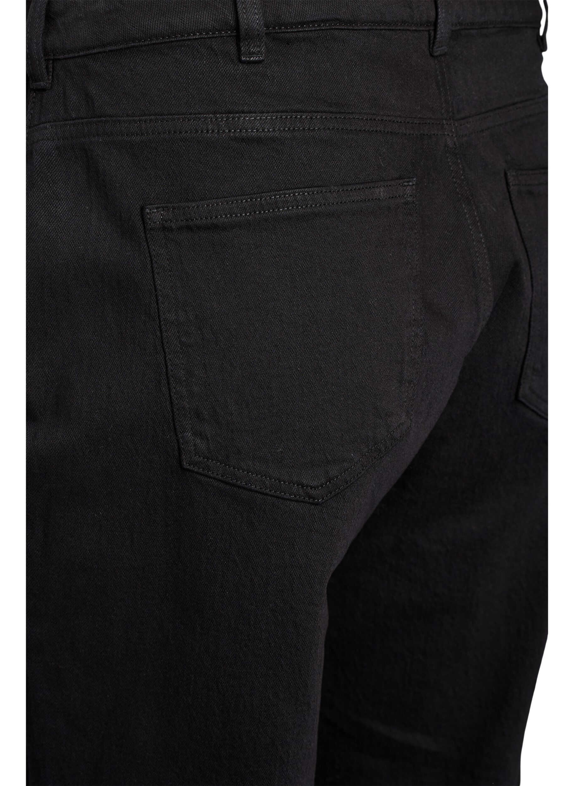 ZizziJean ample avec longueur raccourcie, Noir, Packshot image number 3