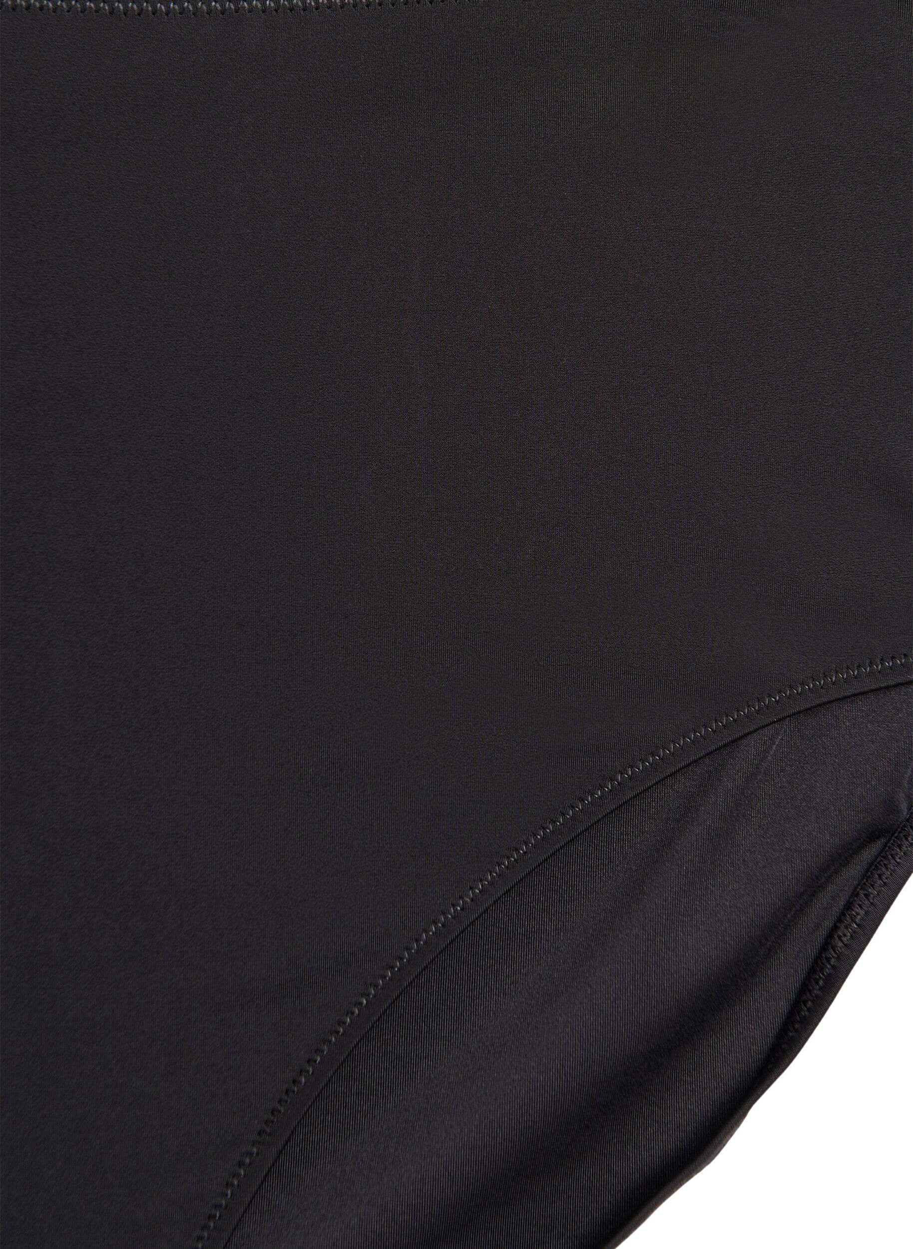 ZizziBas de bikini taille haute uni, Noir, Packshot image number 2