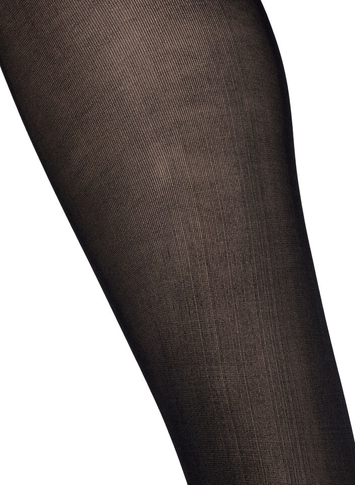 Lot de 2 collants en 60 deniers, Noir, Packshot image number 3