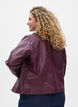 Perfecto en similicuir, Bordeaux fonc&eacute;, Model image number 2