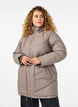 Doudoune imperméable avec capuche, Beige, Model image number 0