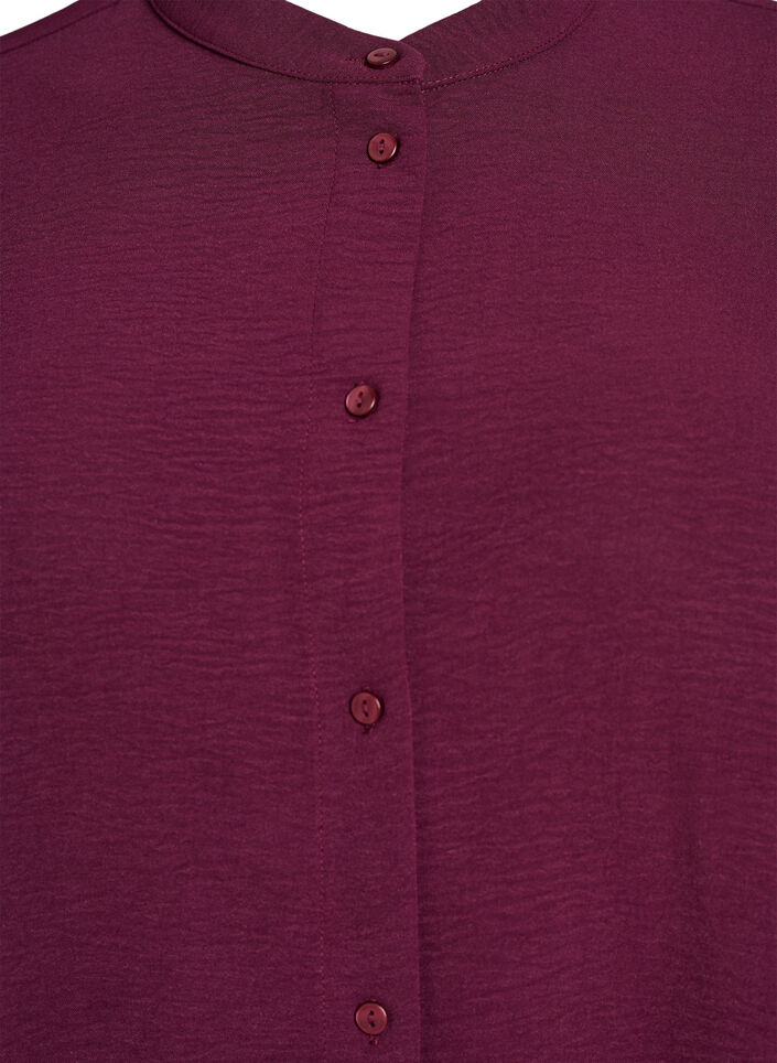 Tunique avec manches 3/4, Bordeaux fonc&eacute;, Packshot image number 2