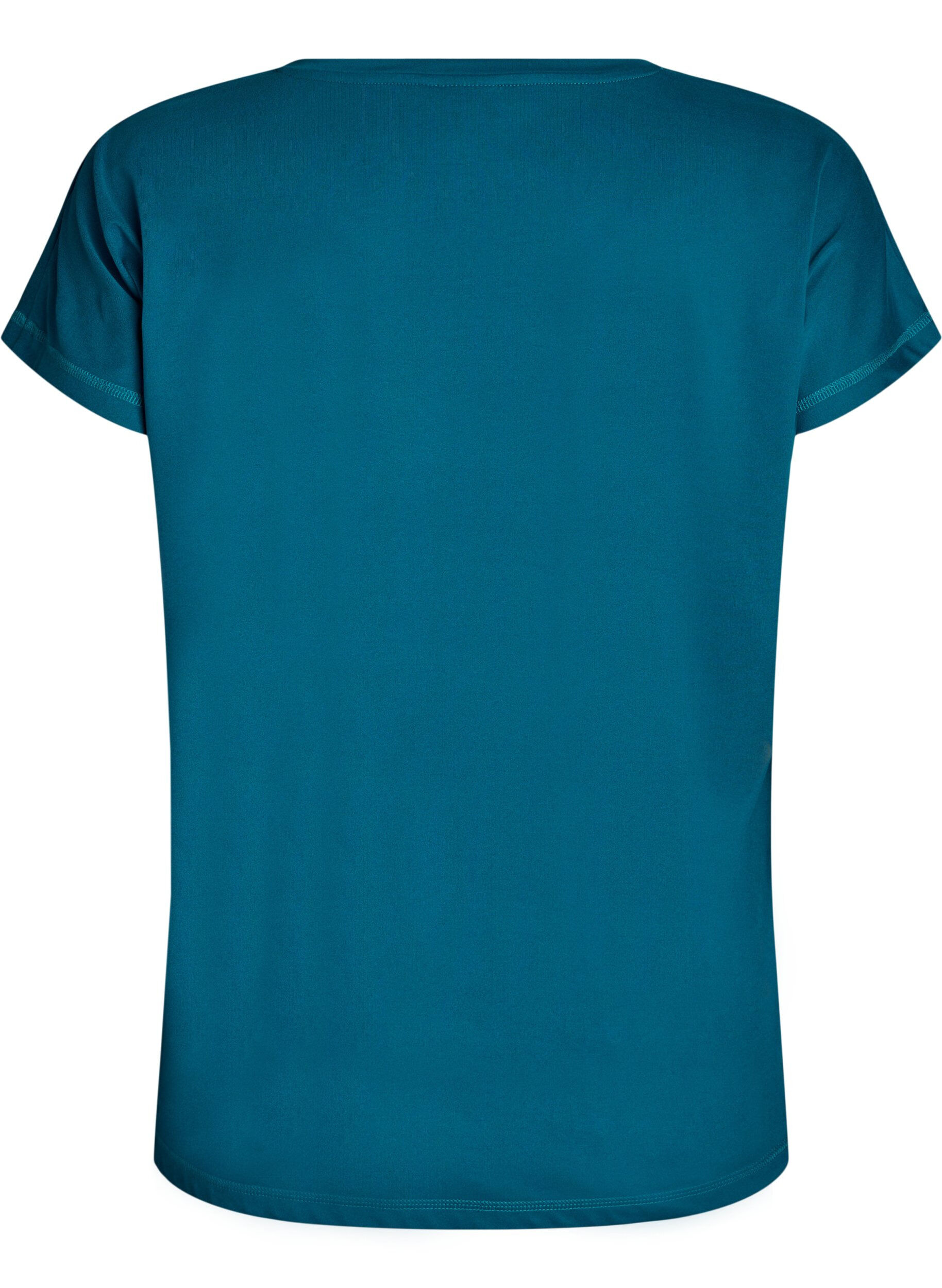 Zizzi T-shirt de sport couleur unie, Vert, Packshot image number 1