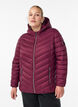 Veste l&eacute;g&egrave;re &agrave; capuche, Bordeaux fonc&eacute;, Model image number 0