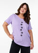 FLASH – T-shirt avec motif, Violet, Model image number 0