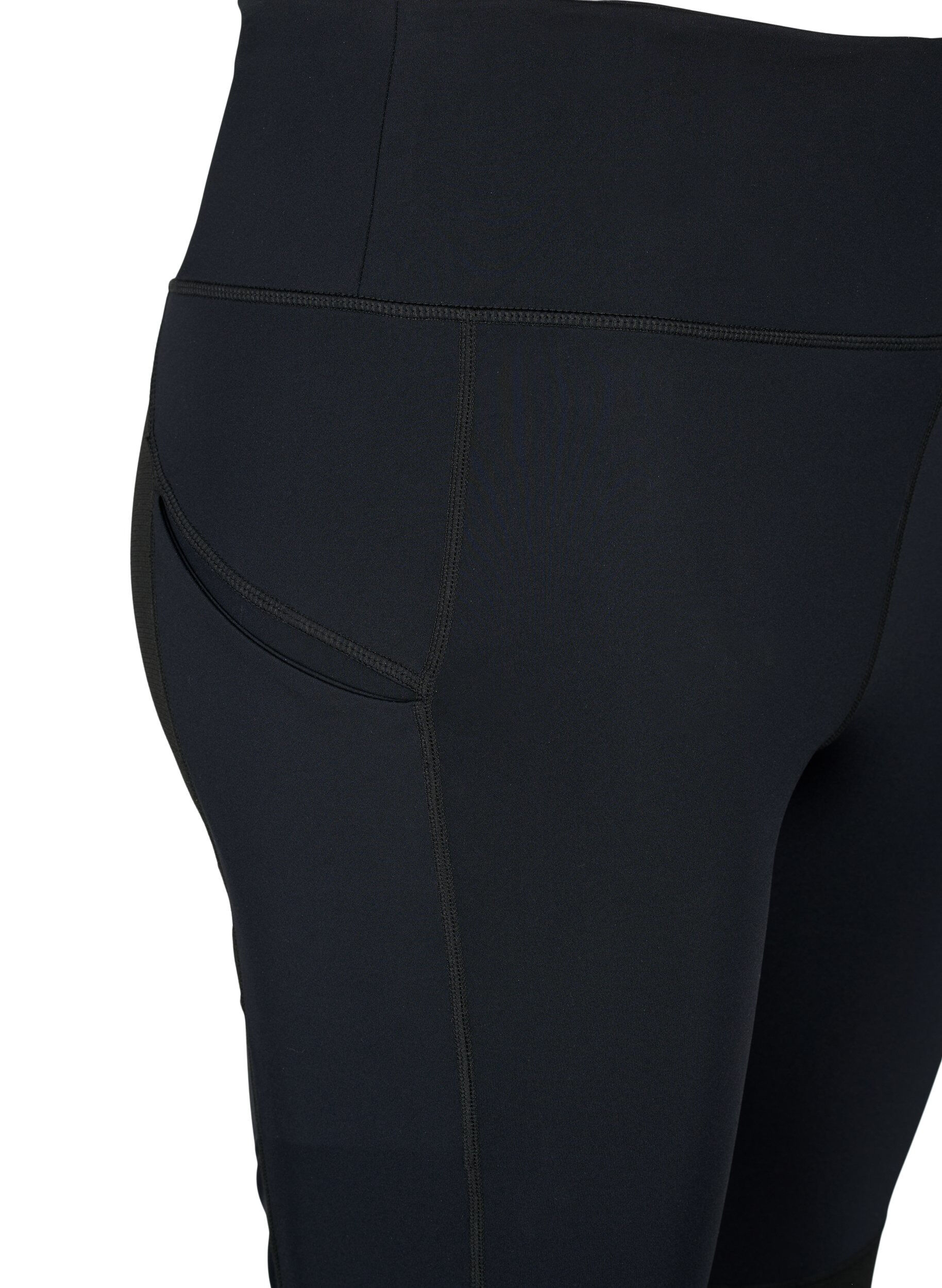 Zizzi Legging de sport extensible et durable avec des poches, Black, Packshot image number 3