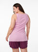 Top avec finitions en dentelle, Rose, Model image number 2