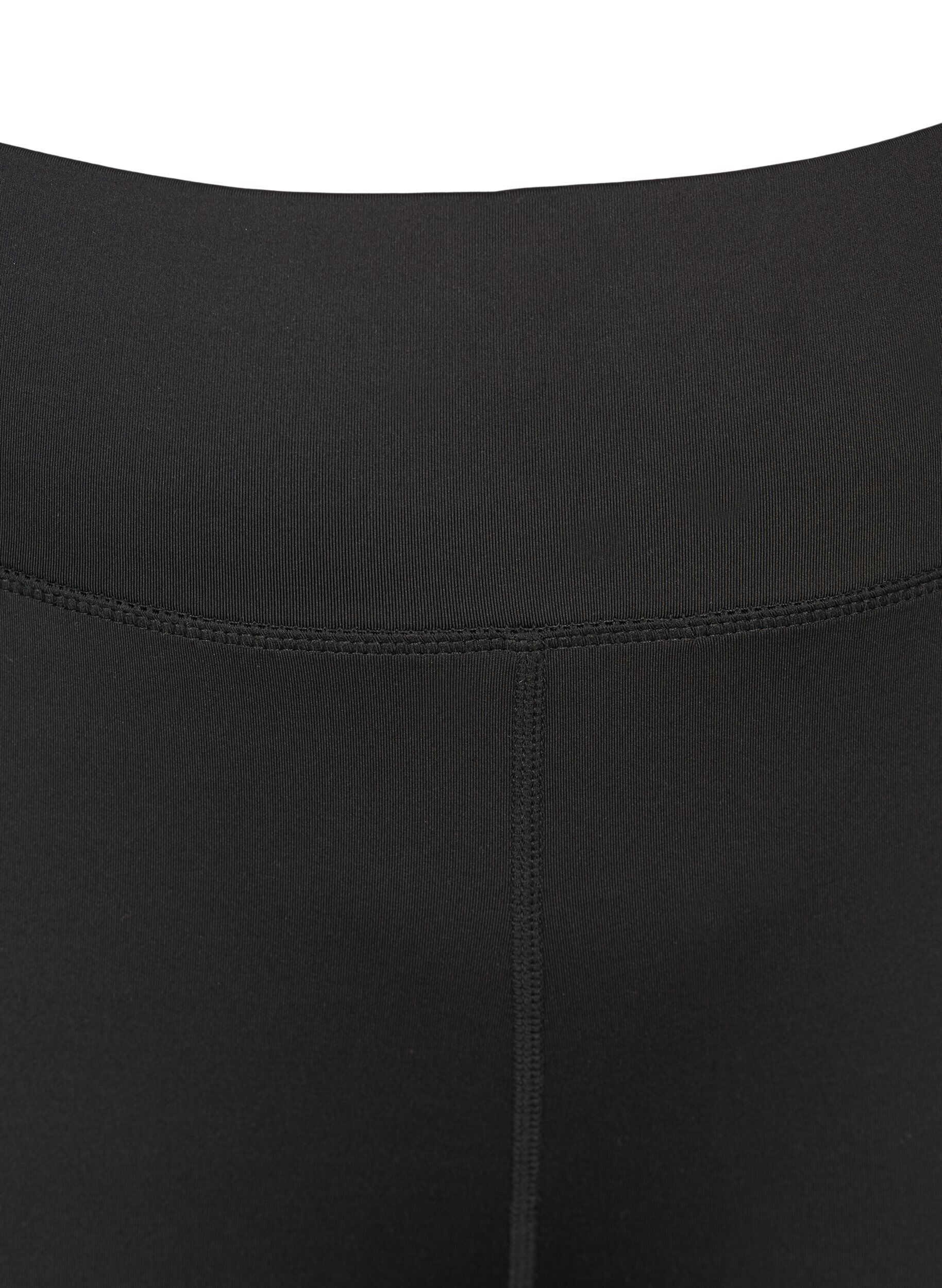 Zizzi Legging sport basic cropped, Noir, Packshot image number 3