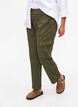 Pantalon ample en coton, Vert, Model image number 3
