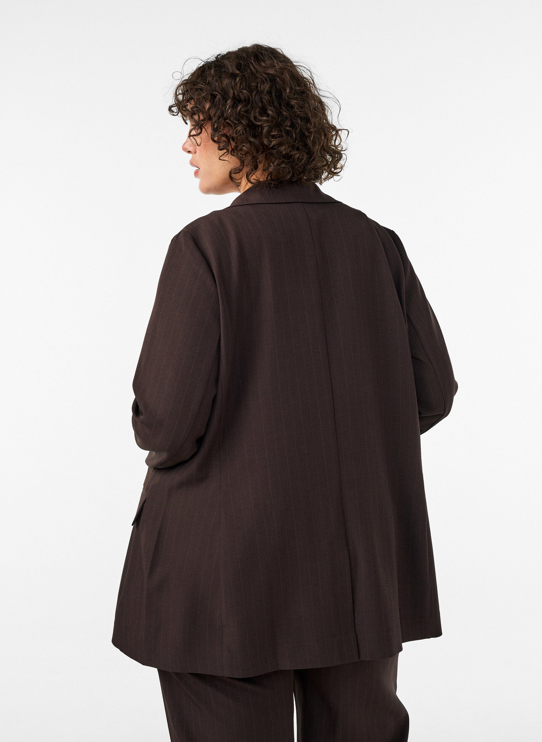 ZizziBlazer avec poches et fentes, Marron, Model image number 2