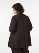 Blazer avec poches et fentes, Marron, Model image number 2